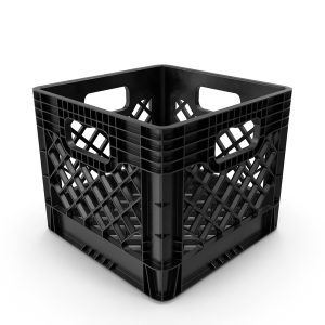 Hyphen SCS Black Plastic Crates