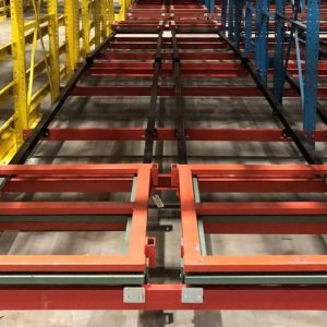 Hyphen SCS Cart Push Back Racking System